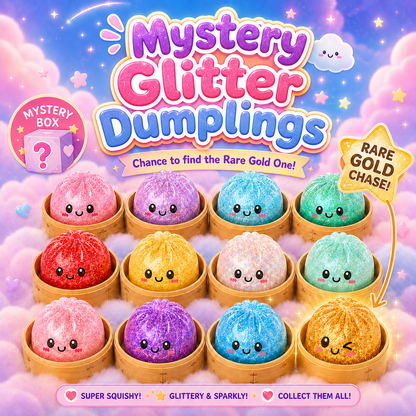 Glitter Dumpling Squishy - Mystery Blind Box