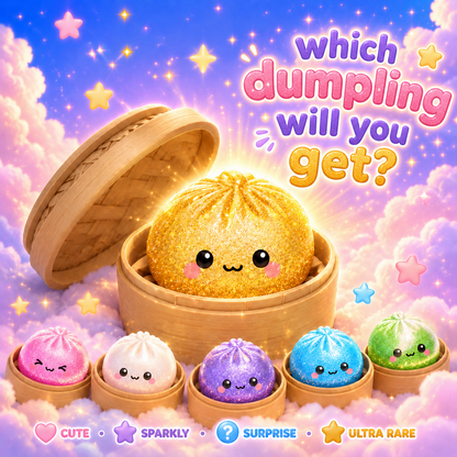 Glitter Dumpling Squishy - Mystery Blind Box
